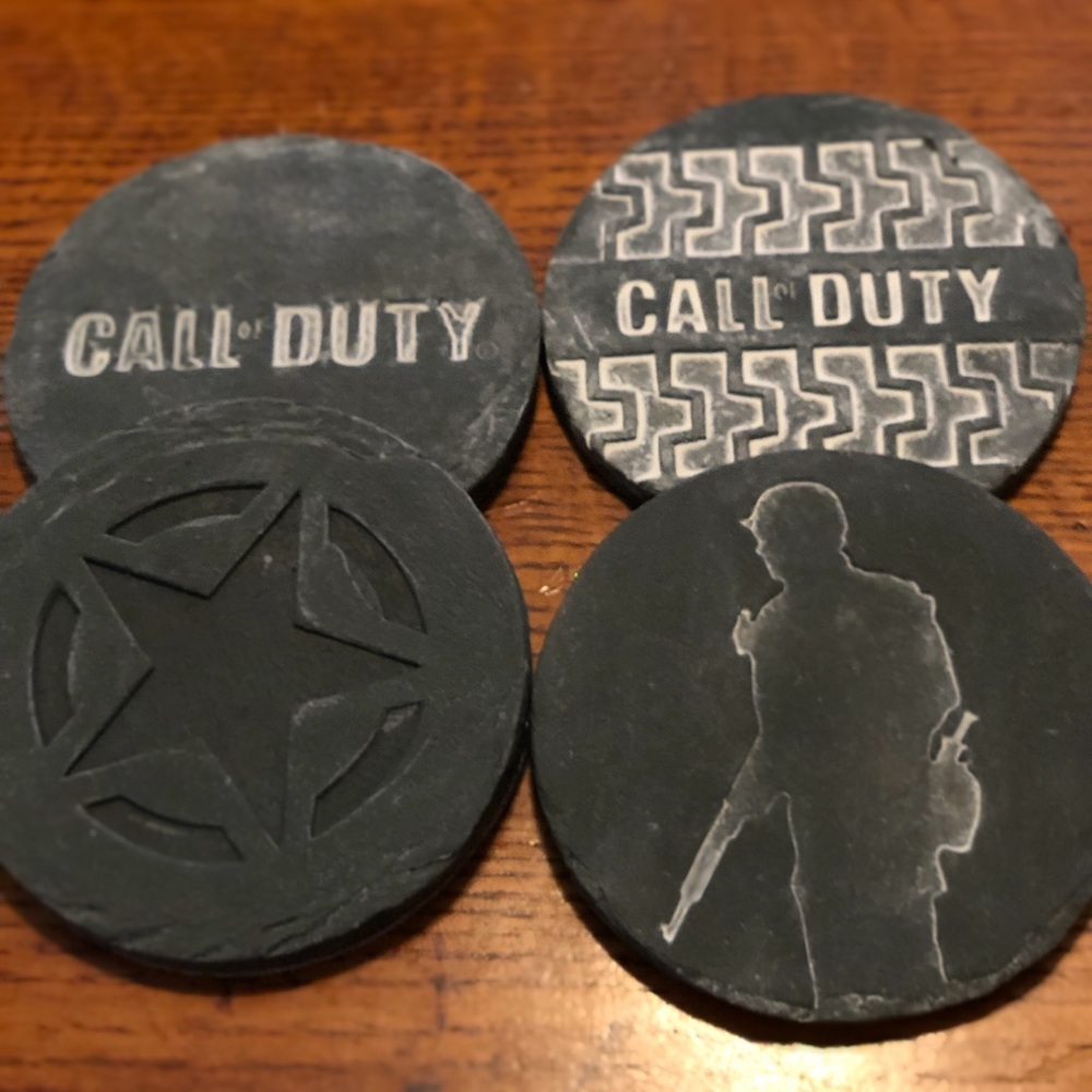 4 pack coaster set call of duty